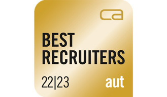 Gold award for Best Recruiters in Austria in the category for Warehouse Automation