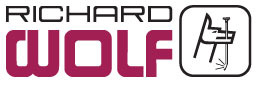 Colored logo of the medical supply specialist Richard Wolf