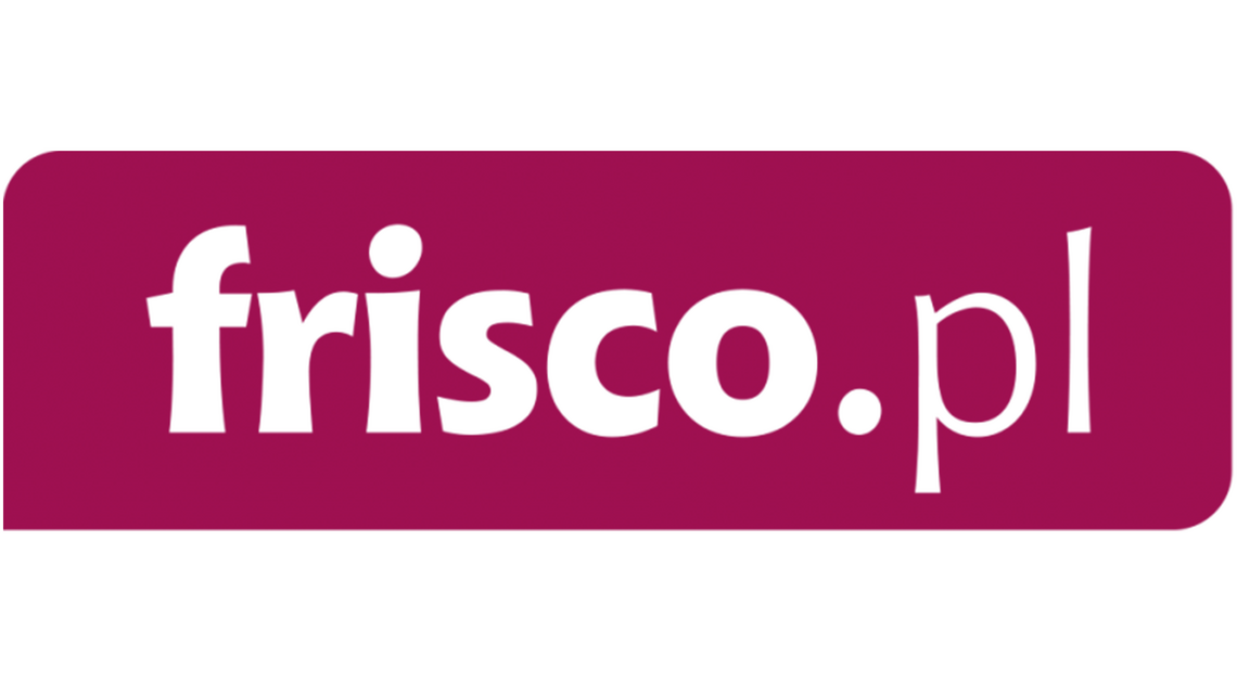 Purple logo of the grocery specialist Frisco