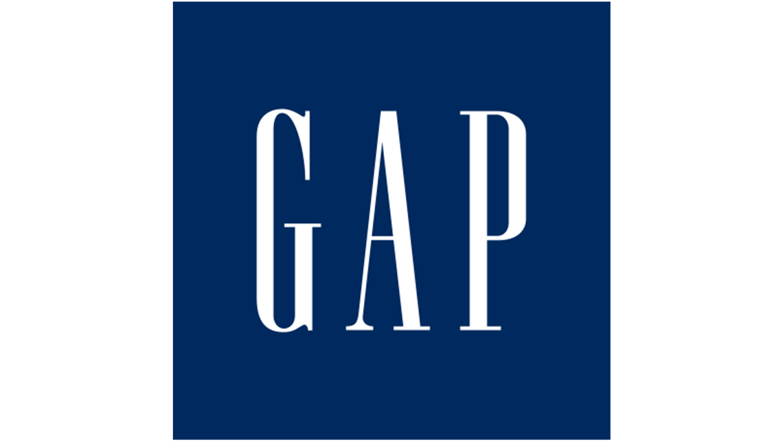 Blue square logo of the fashion expert GAP Inc.