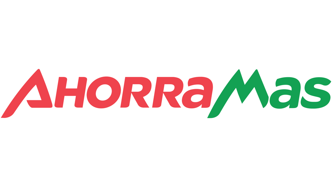 Ahorramas logo, representing a leading retailer of fresh and frozen food items