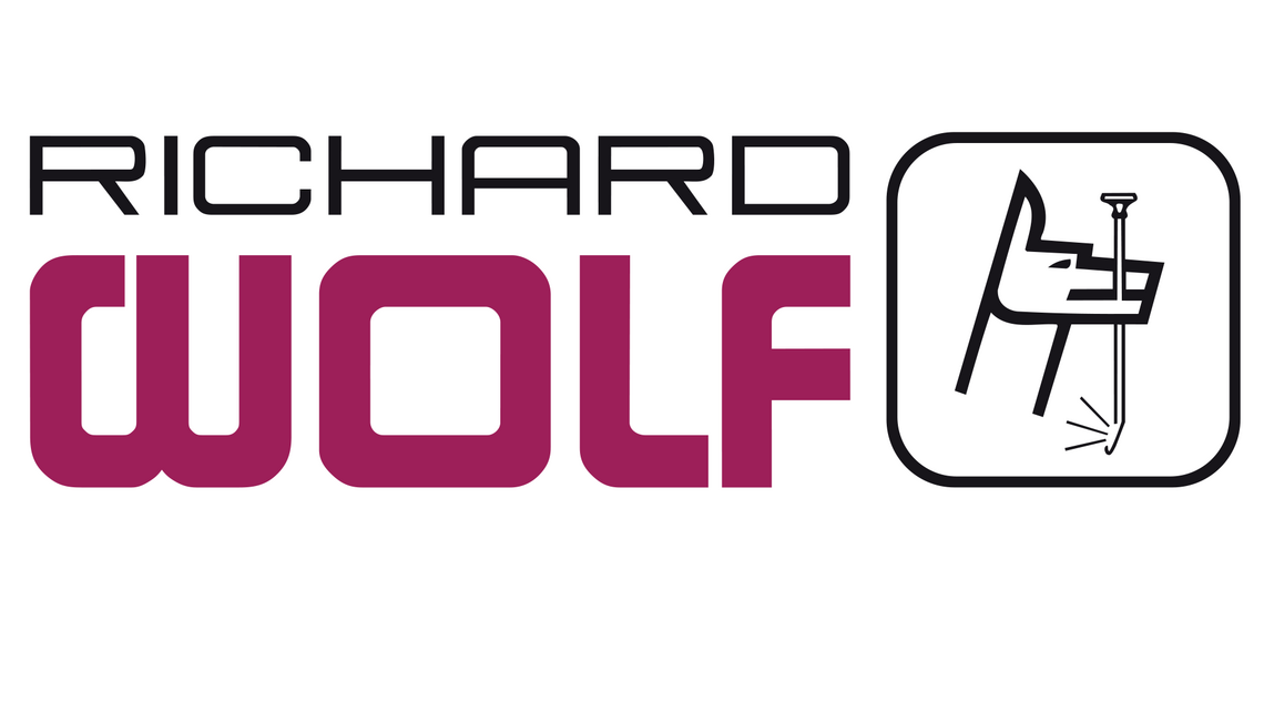 Colored logo of the medical supply specialist Richard Wolf